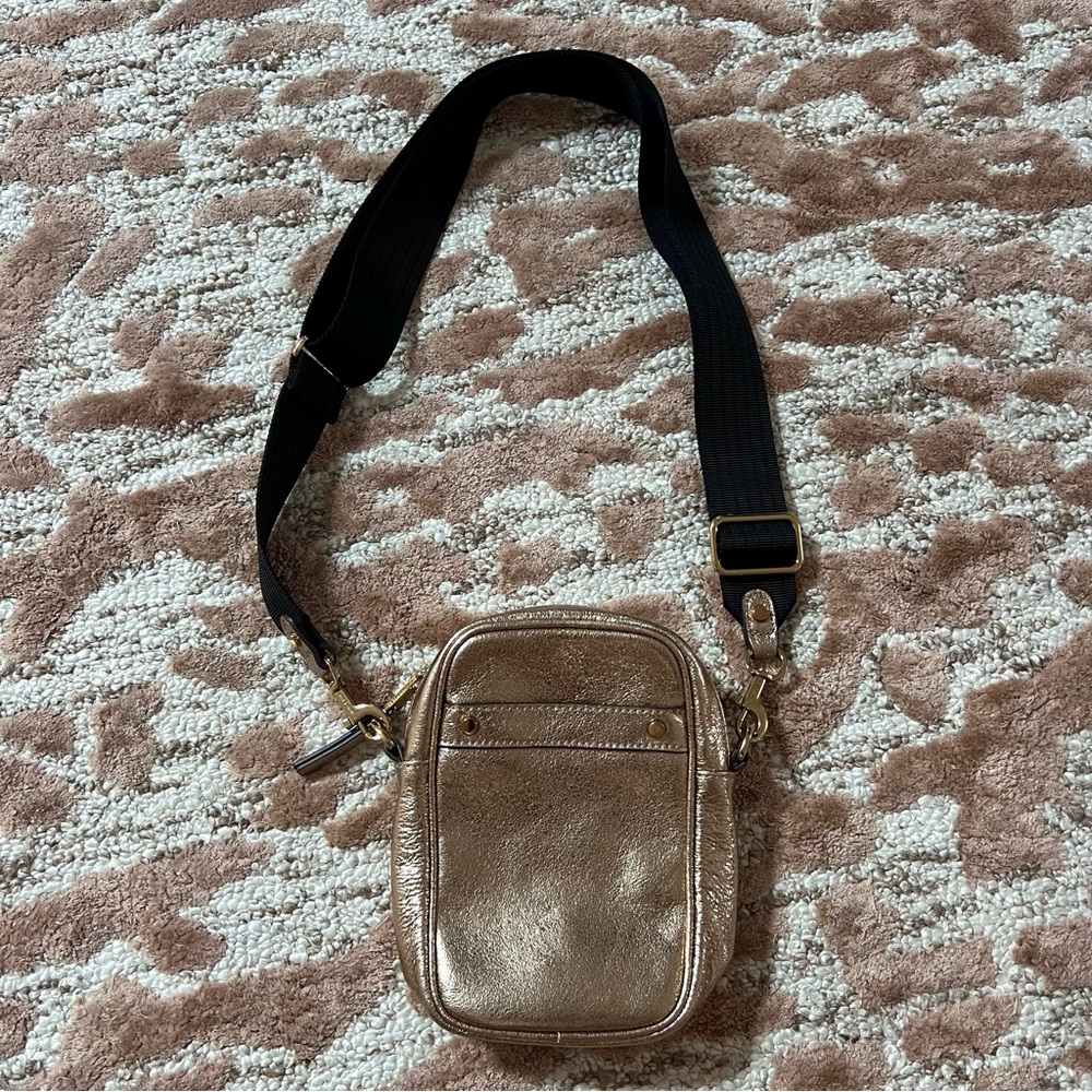 Treasure & Bond Gold Crossbody Bag